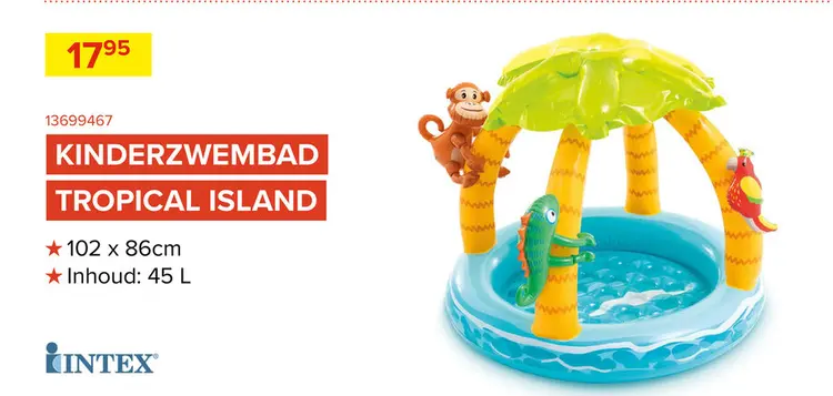 Promotie: Kinderzwembad tropical island
