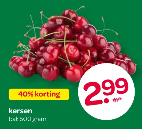 Aanbieding: kersen
