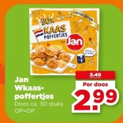 Aanbieding: Kaaspoffertjes