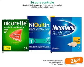 Aanbieding: Nicotinepleisters