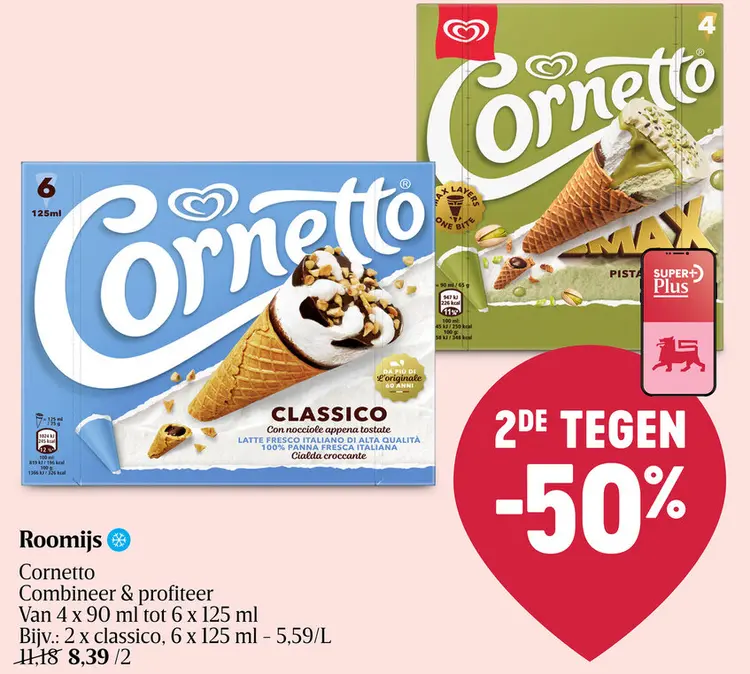 Promotie: Cornetto