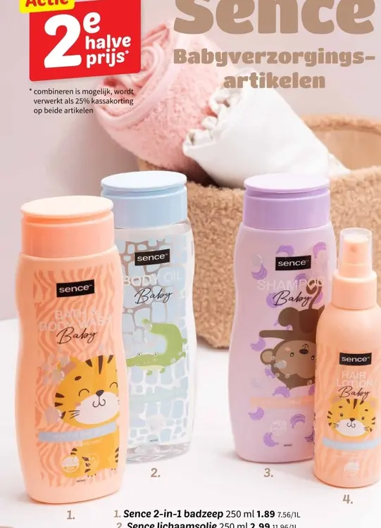 Aanbieding: Sence 2-in-1 badzeep