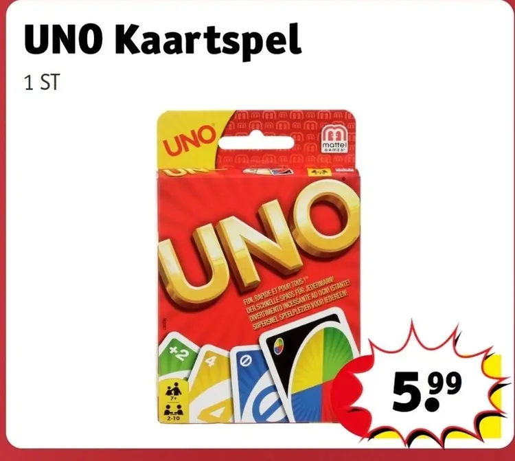 Promotie: UNO Kaartspel