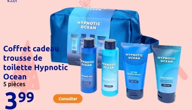 Offre: Coffret cadeau trousse de toilette Hypnotic Ocean