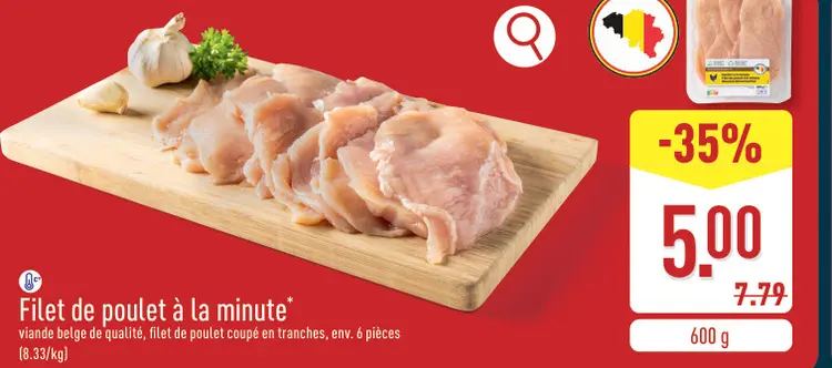 Offre: Filet de poulet à la minute