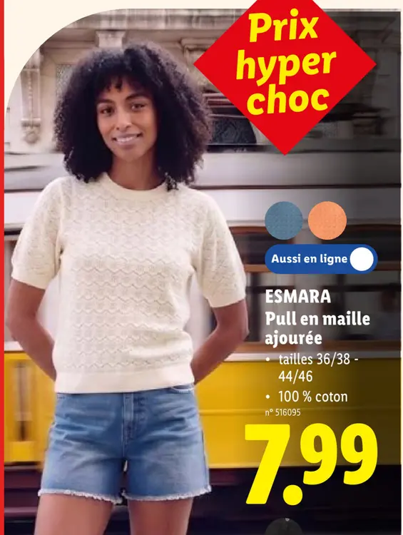 Offre: Pull en maille ajourée