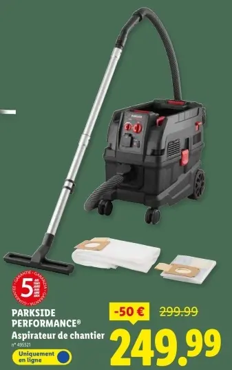 Offre: Aspirateur de chantier