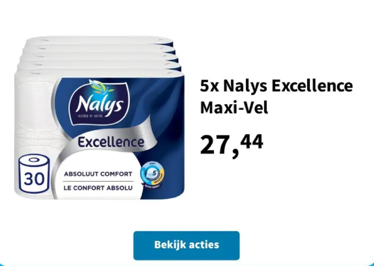 Promotie: Nalys Excellence Maxi-Vel