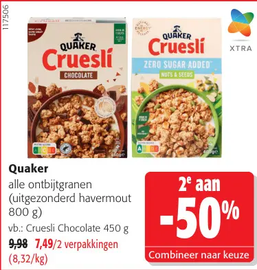 Promotie: Alle ontbijtgranen