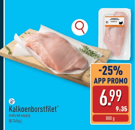 Promotie: Kalkoenborstfilet