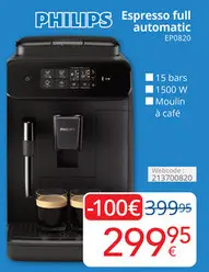 Offre: PHILIPS Espresso full automatic EP0820