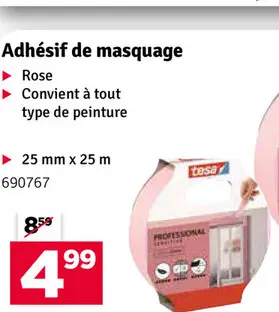 Offre: Adhésif de masquage