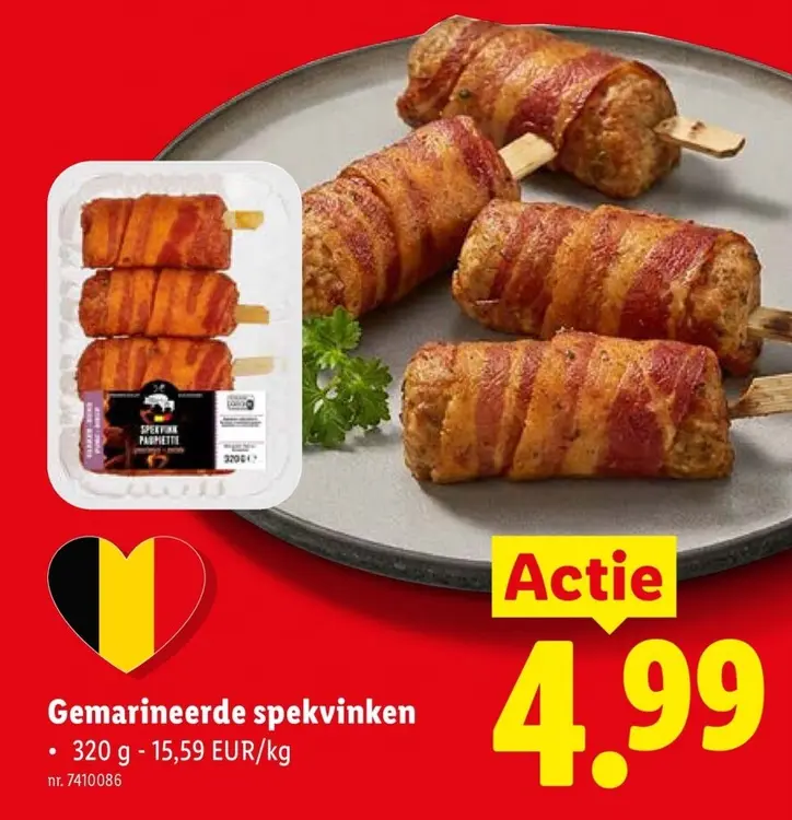 Promotie: Gemarineerde spekvinken