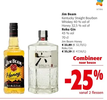 Aanbieding: Roku Gin en Jim Beam