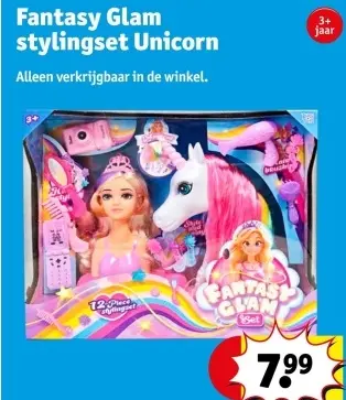 Promotie: Fantasy Glam stylingset Unicorn