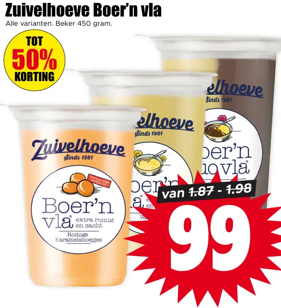 Aanbieding: Boer'n vla