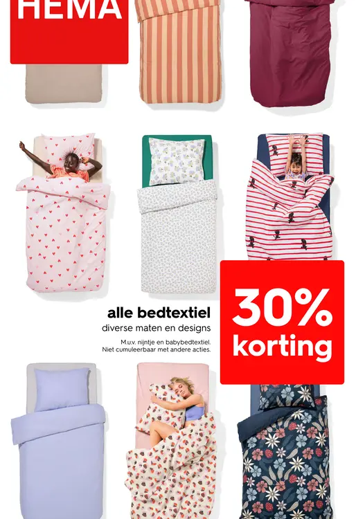 Promotie: alle bedtextiel