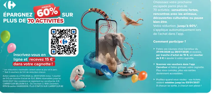 Offre: Épargnez sur plus de 70 activités