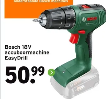 Aanbieding: Bosch 18V accuboormachine EasyDrill