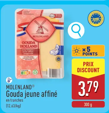 Offre: Gouda jeune affiné