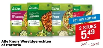 Aanbieding: Alle Knorr Wereldgerechten of trattoria