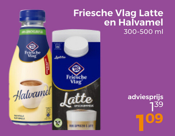 Aanbieding: Friesche Vlag Latte en Halvamel