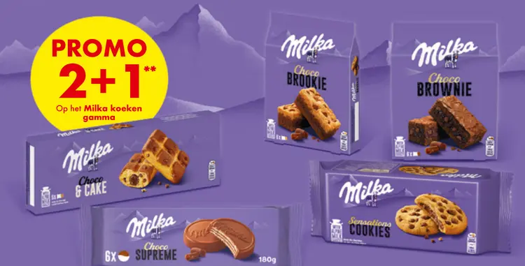 Promotie: Milka koeken gamma
