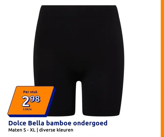 Aanbieding: Dolce Bella bamboe ondergoed