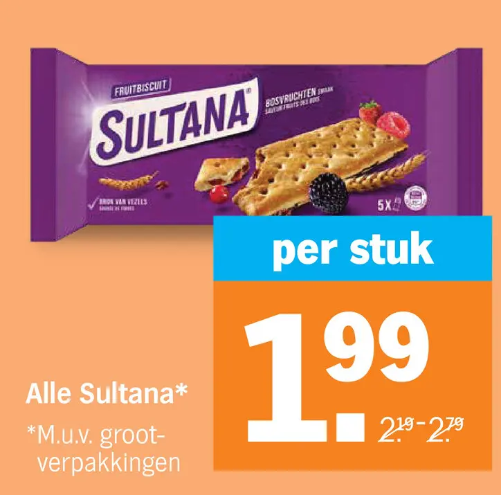 Aanbieding: Sultana