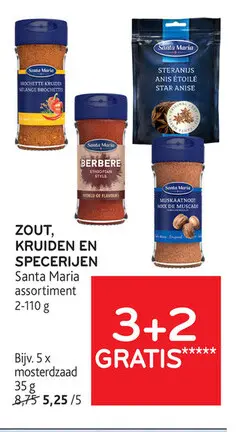 Promotie: Zout, kruiden en specerijen