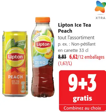 Offre: Peach tout l'assortiment