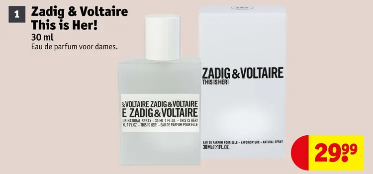 Aanbieding: Zadig & Voltaire This is Her!