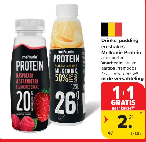 Promotie: Drinks, pudding en shakes Melkunie Protein