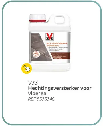 Aanbieding: V33 hechtingsversterker betegelde vloeren zijdeglans 1l