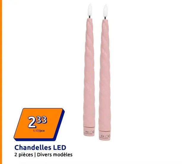 Offre: Chandelles LED