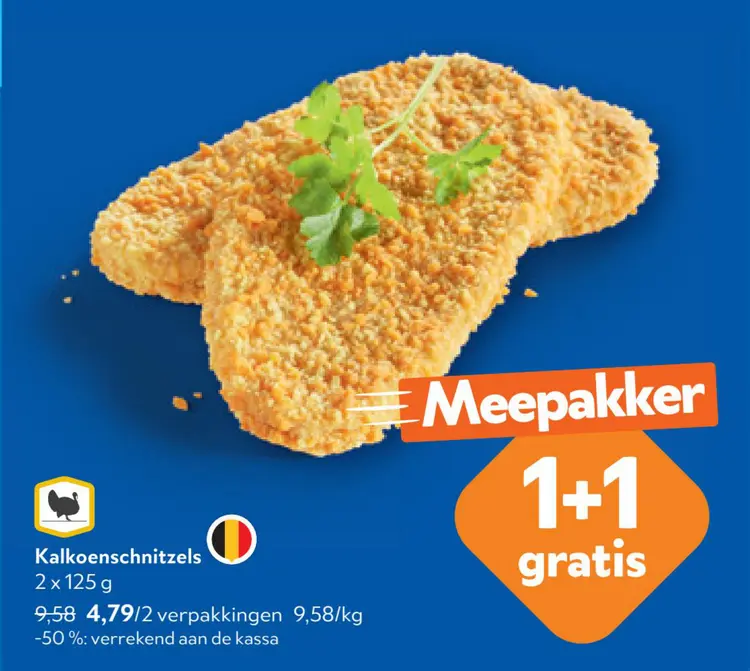 Promotie: Kalkoenschnitzels