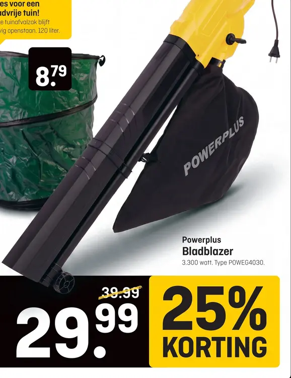Aanbieding: Powerplus Bladblazer