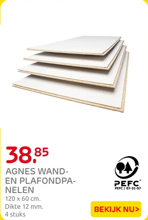 Aanbieding: Agnes Wand- en plafondpanelen