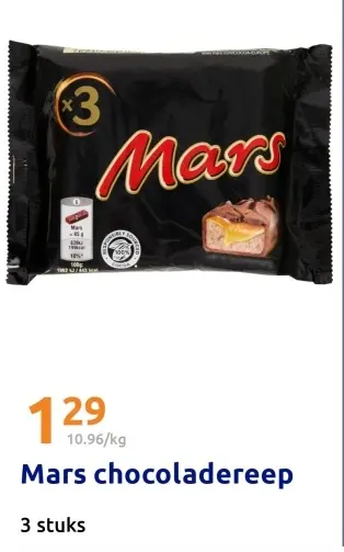 Aanbieding: chocoladereep