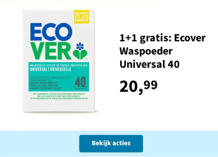 Promotie: Ecover Waspoeder Universal