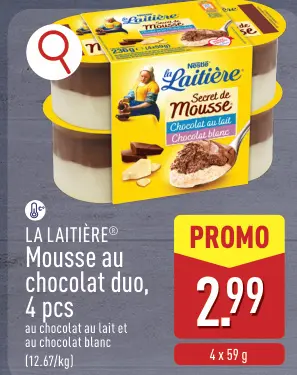 Offre: Mousse au chocolat duo