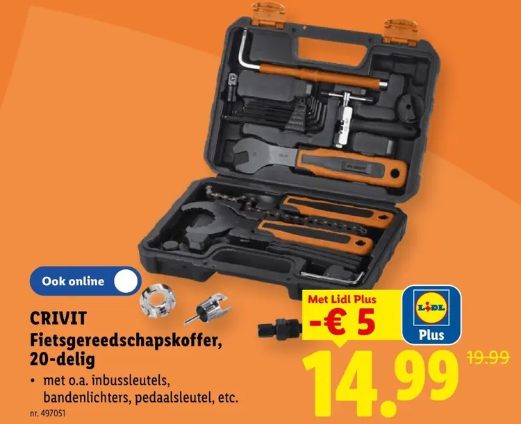 Promotie: Fietsgereedschapskoffer