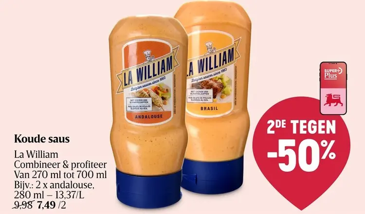 Promotie: Koude saus