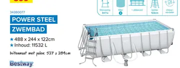 Aanbieding: POWER STEEL ZWEMBAD
