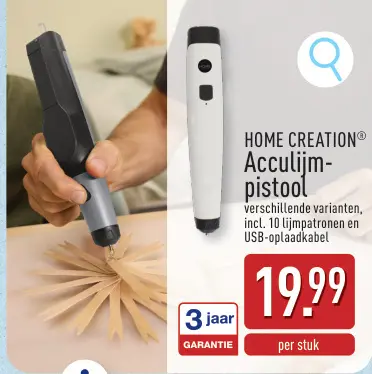 Promotie: Acculijm-pistool