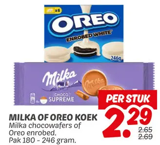 Aanbieding: MILKA OF OREO KOEK