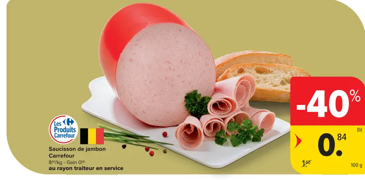 Offre: Saucisson de jambon