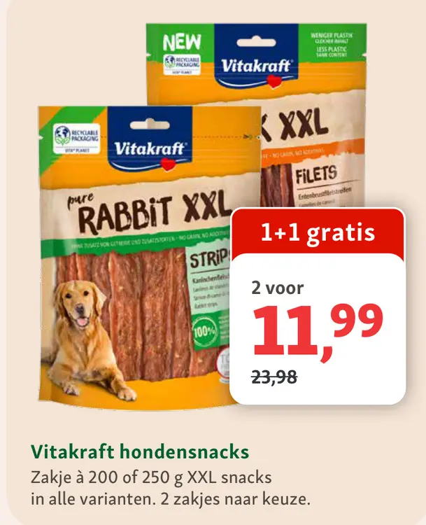 Aanbieding: Vitakraft hondensnacks