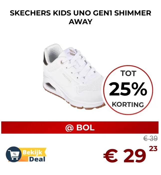 Aanbieding: Skechers kids uno gen1 shimmer away