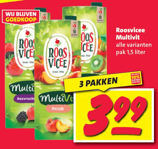 Aanbieding: Roosvicee Multivit